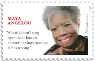 USA 2015 Maya Angelou stamp