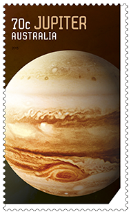 Australia 2015 Our Solar System Jupiter stamp