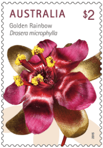 Australia 2015 $2 Golden Rainbow wildflower stamp