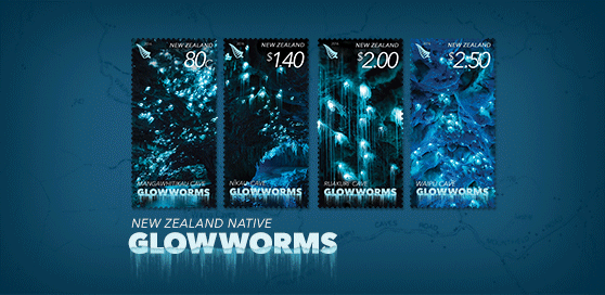 New Zealand 2016 Glowworms minisheet gif