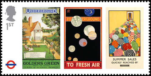 UK 2013 1st Class London Underground Posters