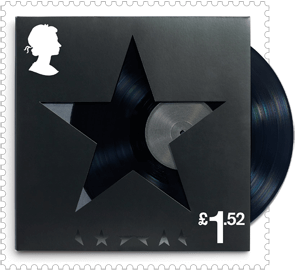 UK 2017 David Bowie £1.52 BlackStar stamp