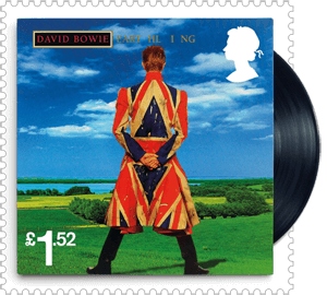 UK 2017 David Bowie £1.52 Earthling Stamp