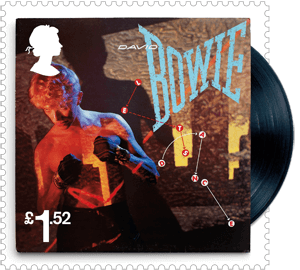 UK 2017 David Bowie £1.52 Let's Dance Stamp