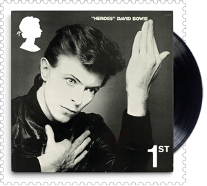 UK 2017 David Bowie 1ST "Heroes" stamp