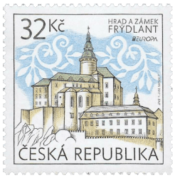 Czech Republic 2017 Europa 32Kč Frýdlant Castle and Chateau stamp