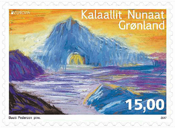 Greenland 2017 Europa 15kr Castle stamp