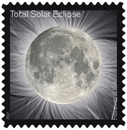 USA 2017 Eclipse Forever Moon stamp