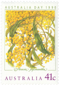 Australia 1990 Australia Day golden wattle 41c stamp