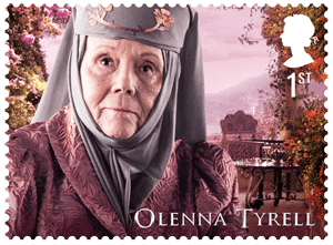 UK 2018 Game of Thrones 1st Olenna Tyrell stamp