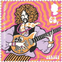 Jersey 2017 Popular Culture: The 1960s 63p music stamp