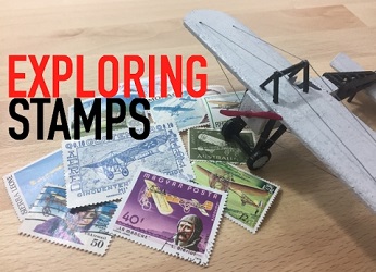 Exploring Stamps title board