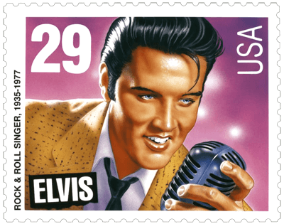 USA 1993 Legends of American Music Elvis Presly 29c stamp
