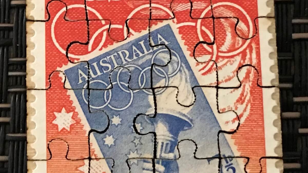 Punk Philatelist jigsaw stamp