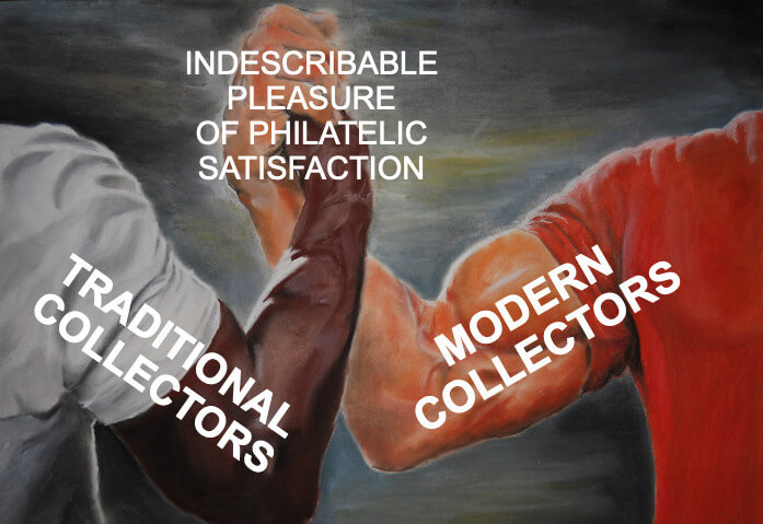 The Epic Philatelic Handshake