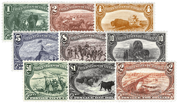 USA 1898 Trans-Mississippi set