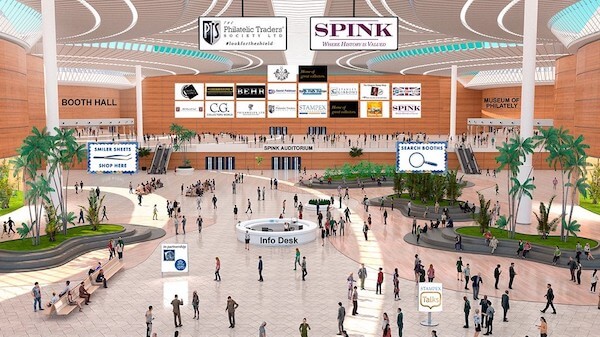 Virtual Stampex International 2020 lobby