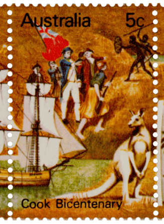 Australia 1970 Captain Cook Bicentenary 5c Landing