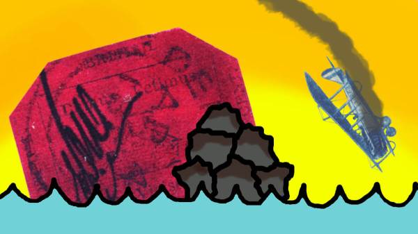 1856 British Guiana 1c magenta crashes punk philatelist header