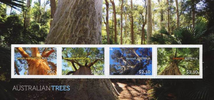 Australia 2015 Australian Trees $6.30 miniature sheet
