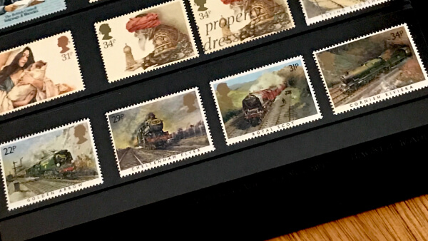 1n UK 1985 Famous Trains set