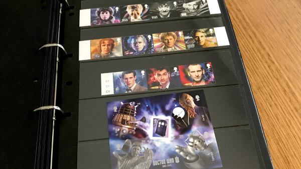 9a UK 2013 Doctor Who stamp set and sheetlet